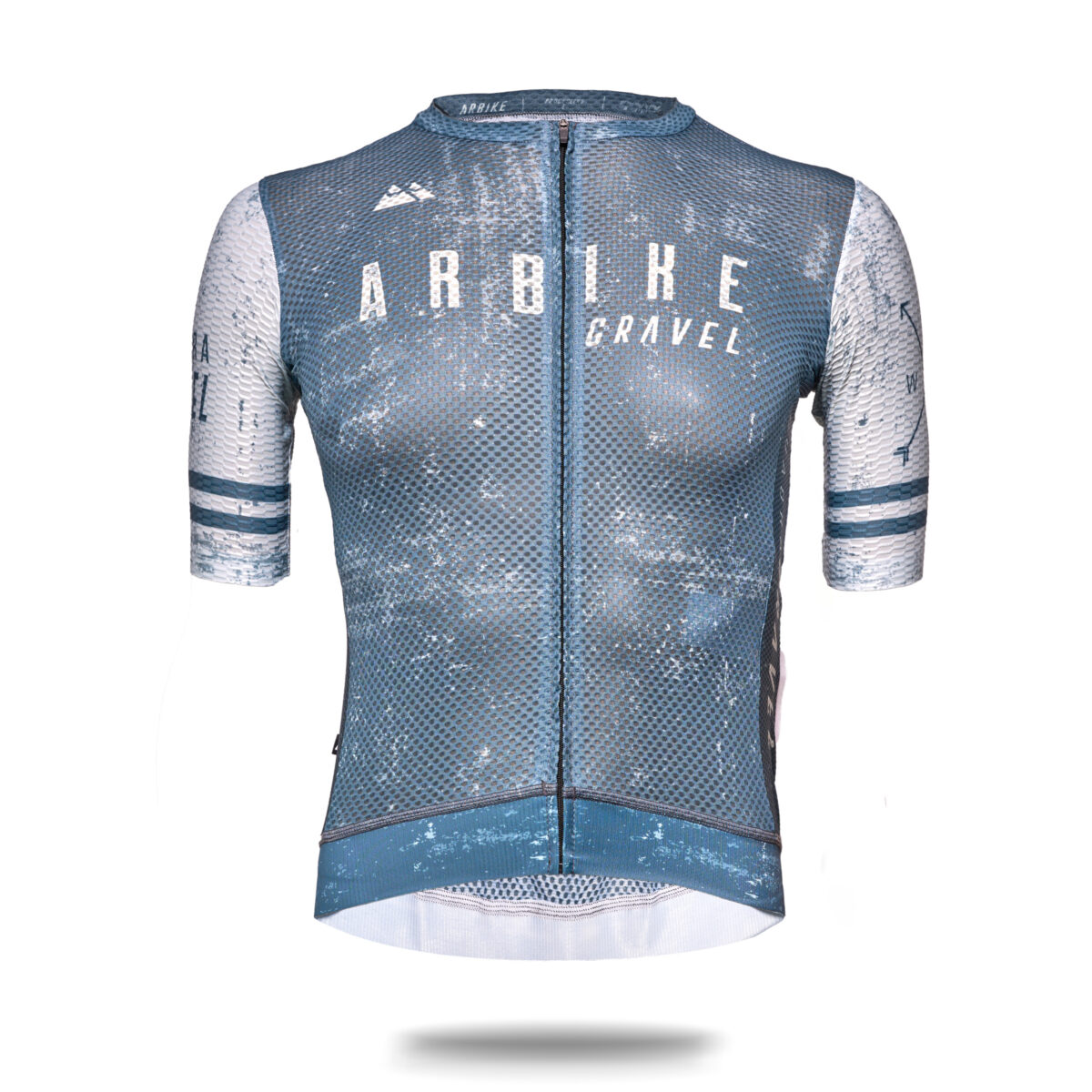 Maillot ARBIKE Squadra Gravel Verano 2025 - Frontal ligero y aerodinámico para ciclismo en verano.